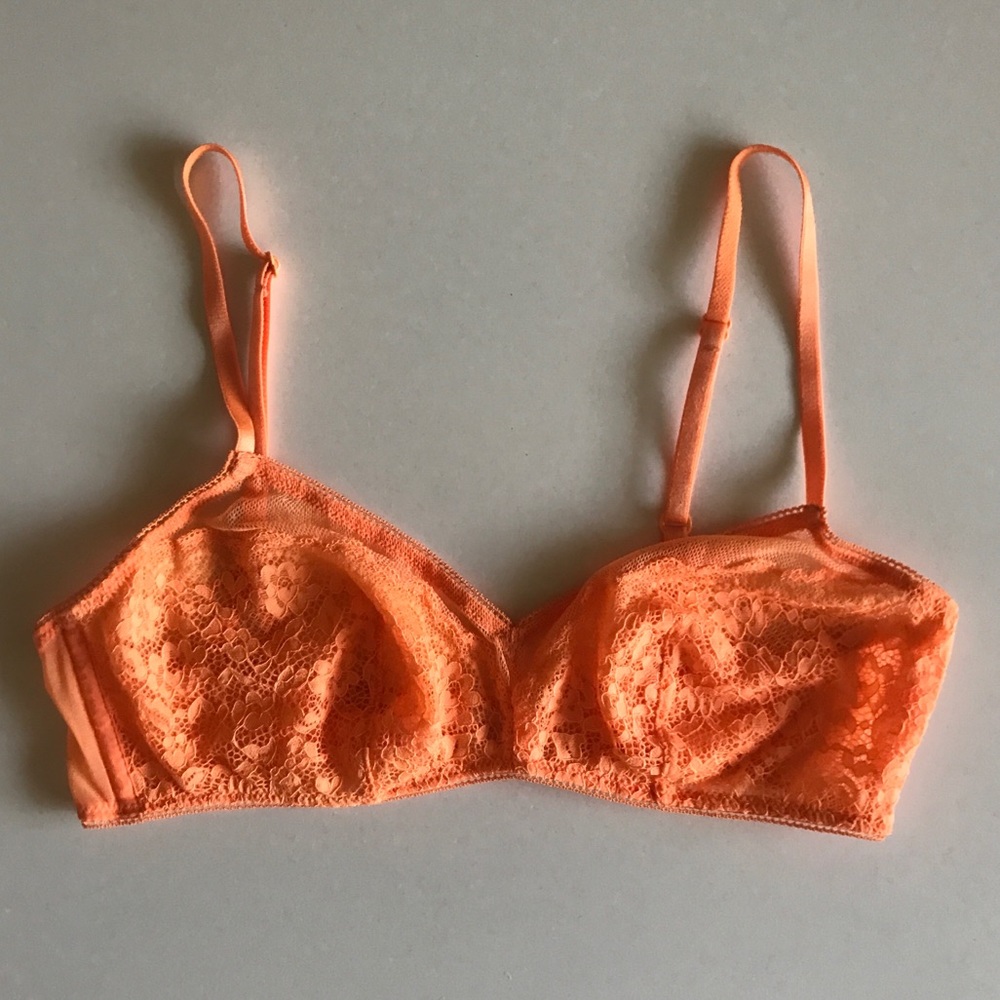 Victoria’s Secret Orange Lace Bra
